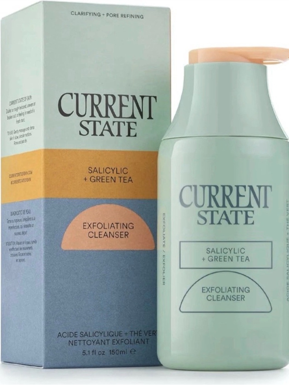 Current State of Skin Salicylic Green Tea Exfoliating Face Cleanser EXP 8/14/26